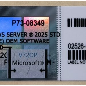 Windows Server 2025 Standard Sticker COA OEM
